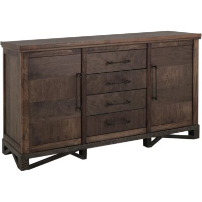 Walnut 4 Drawer & 2 Door Console 10 Walnut 4 Drawer & 2 Door Console IFD3421CNS IFD3421CNS 02