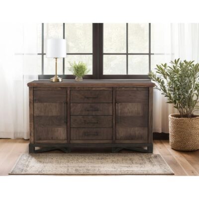 Walnut 4 Drawer & 2 Door Console 12 Walnut 4 Drawer & 2 Door Console IFD3421CNS IFD3421CNS 04