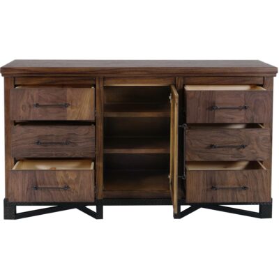 Walnut 6 Drawer 1 Door Dresser 12 Walnut 6 Drawer 1 Door Dresser IFD3421DSR IFD3421DSR 03