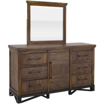 Walnut 6 Drawer 1 Door Dresser 14 Walnut 6 Drawer 1 Door Dresser IFD3421DSR IFD3421DSR 05