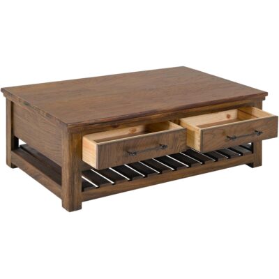 Walnut 4 Drawer Cocktail Table IFD3422CKT IFD3422CKT 04
