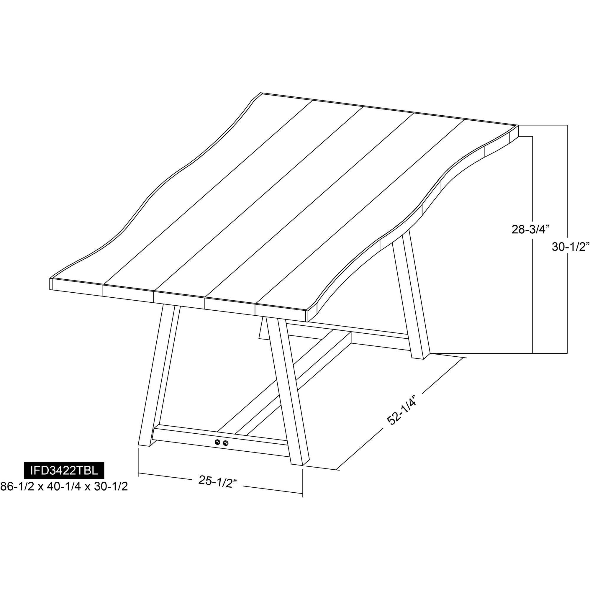 Walnut Trestle Dining Table 7 Walnut Trestle Dining Table - Image 7