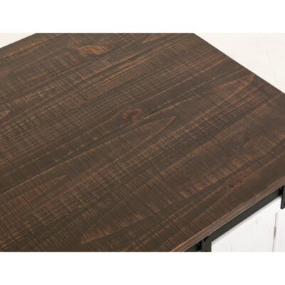 Pueblo 2 Sliding Doors 2 Metal Mesh Doors Cocktail Table IFD360CKTL-W IFD360CKTL W 08