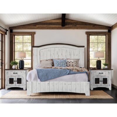 Pueblo 1 Drawer 2 Mesh Door Nightstand IFD360NTST IFD360NTST 03