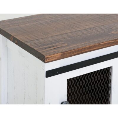 Pueblo 2 Sliding Doors 2 Metal Mesh Doors Sofa Table IFD360SOFA-W IFD360SOFA W 05