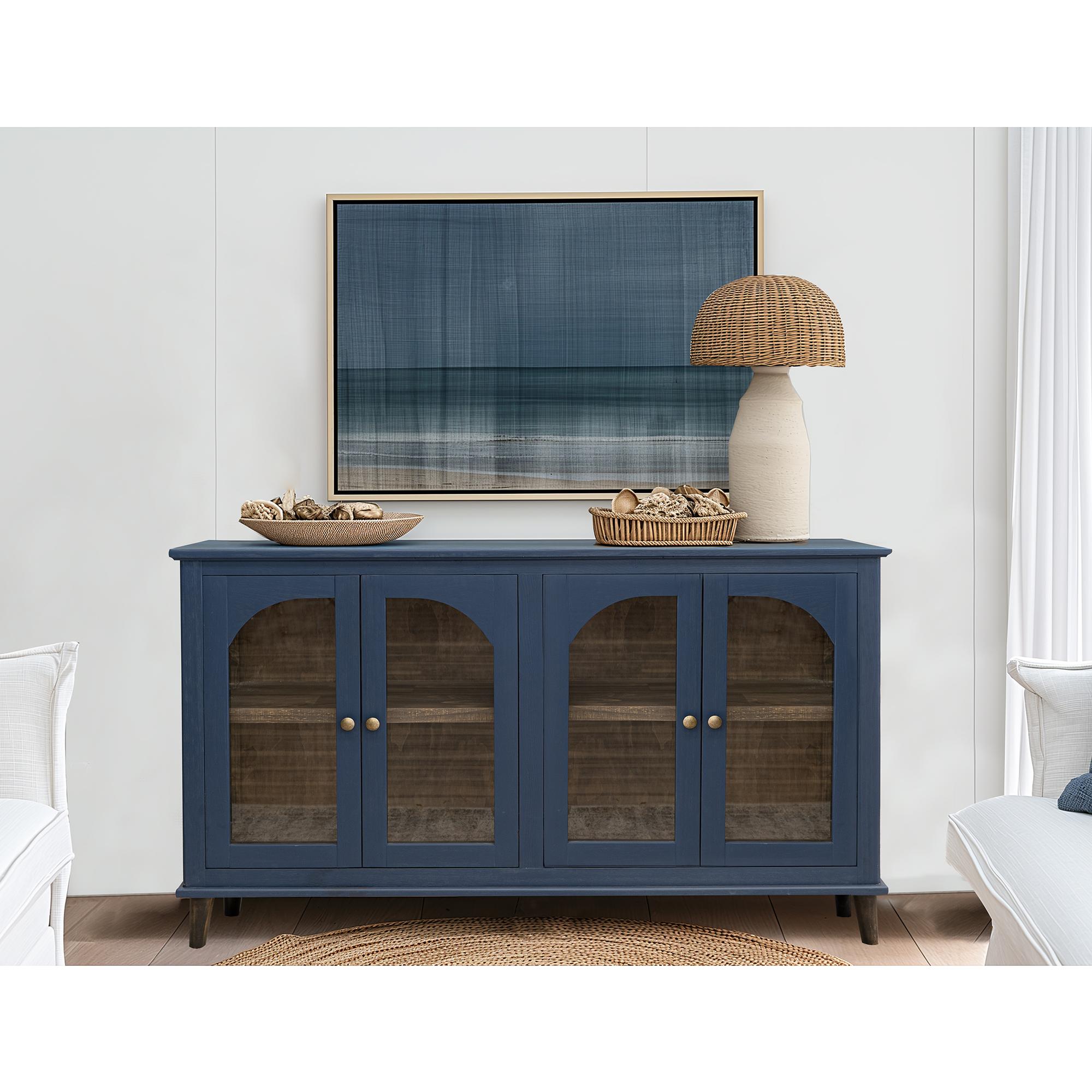 Genova 4 Glass Door Console 4 Genova 4 Glass Door Console - Image 4