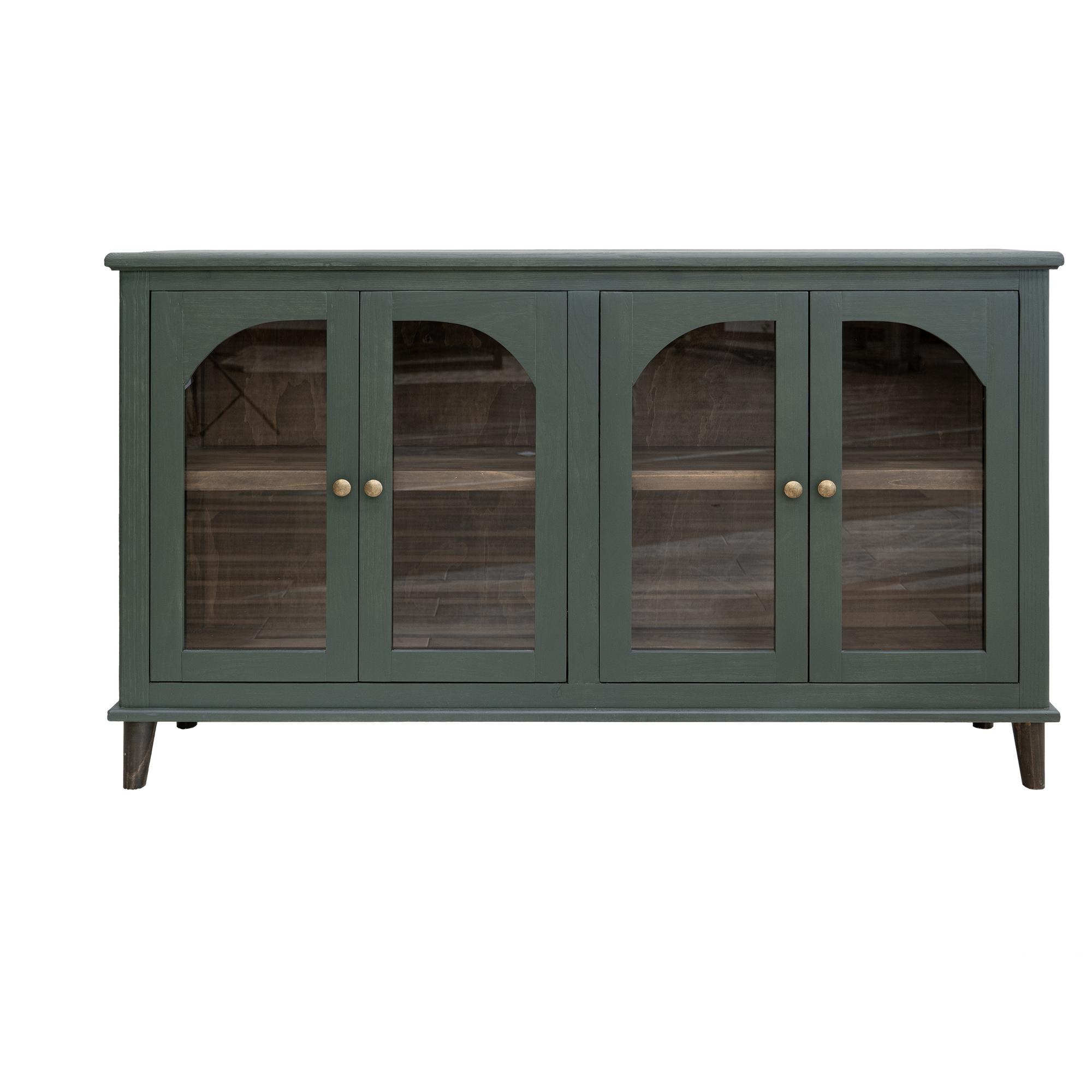Genova 4 Glass Doors Console 1 Genova 4 Glass Doors Console