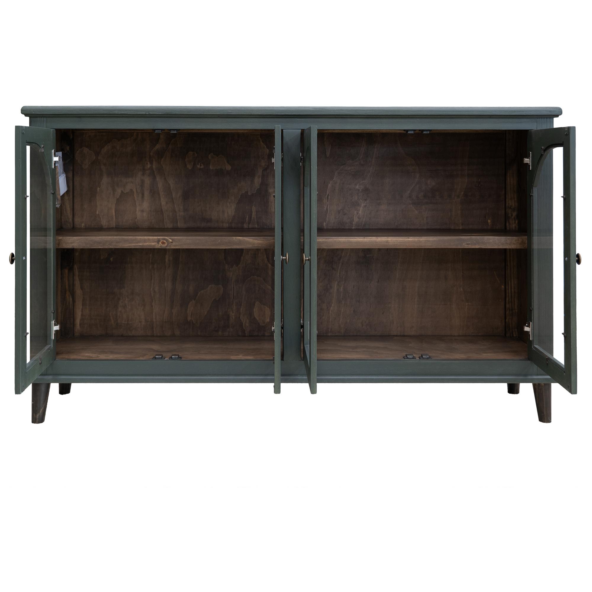 Genova 4 Glass Doors Console 2 Genova 4 Glass Doors Console - Image 2