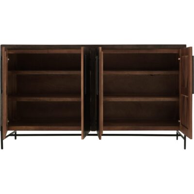 Black Verona 4 Door Console 13 Black Verona 4 Door Console IFD3911CNS IFD3911CNS 04