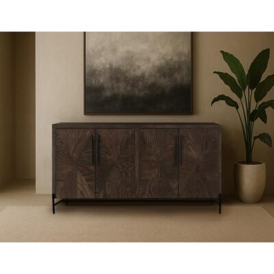 Black Verona 4 Door Console 14 Black Verona 4 Door Console IFD3911CNS IFD3911CNS 05