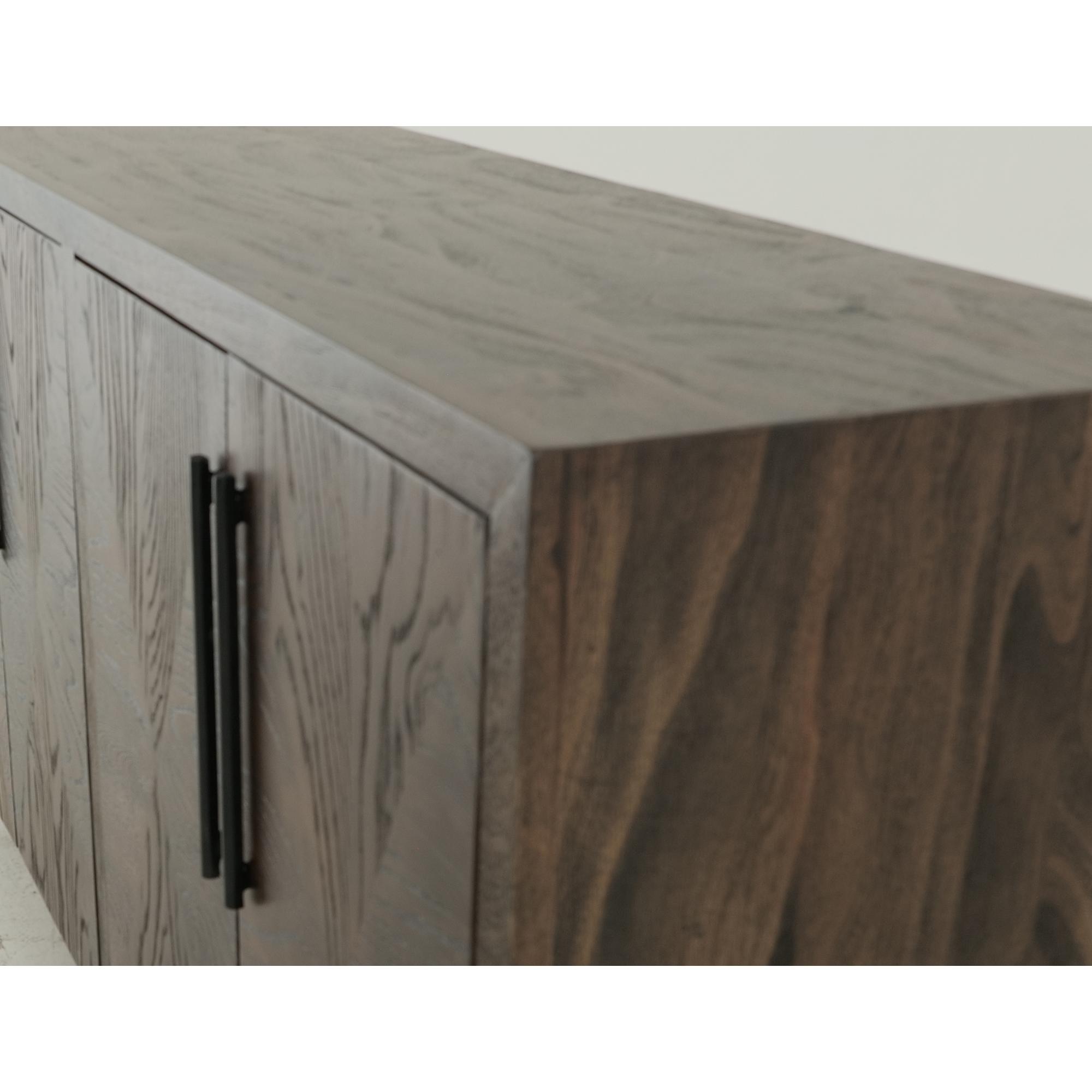 Black Verona 4 Door Console 7 Black Verona 4 Door Console - Image 7