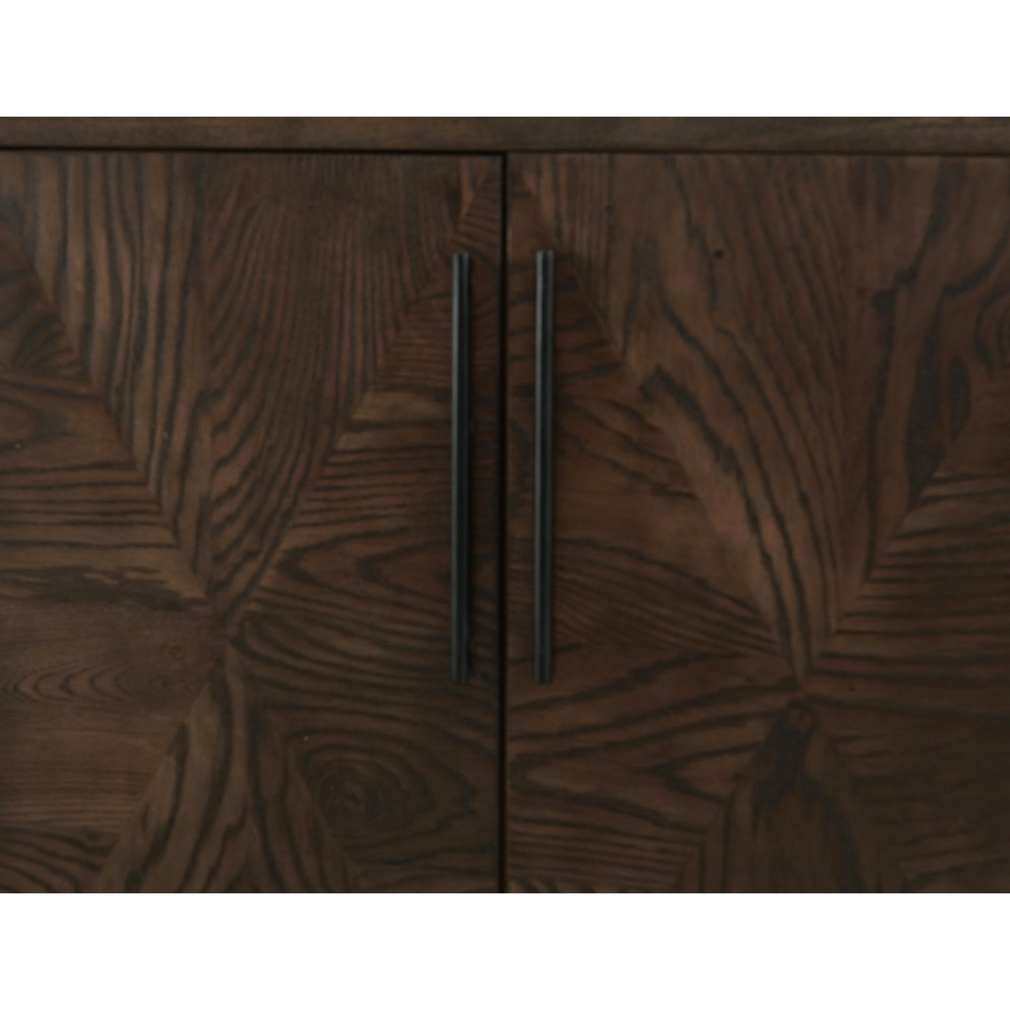 Black Verona 4 Door Console 8 Black Verona 4 Door Console - Image 8