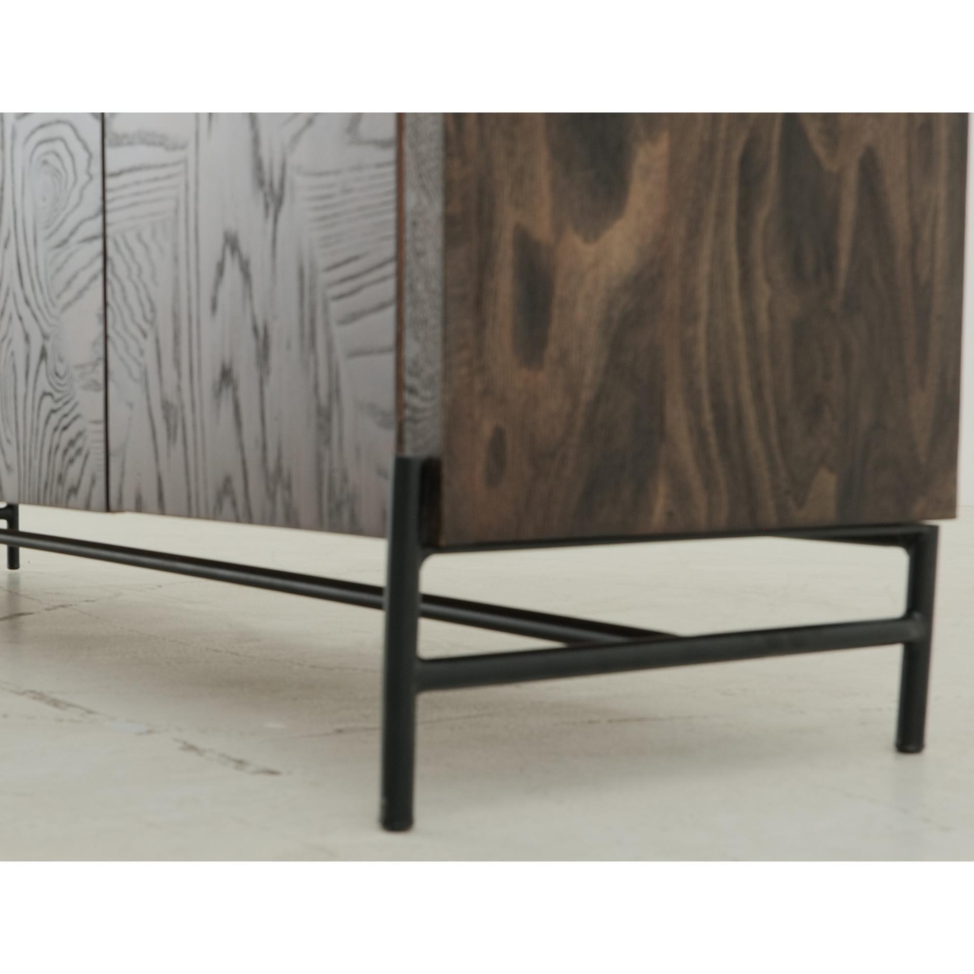 Black Verona 4 Door Console 9 Black Verona 4 Door Console - Image 9