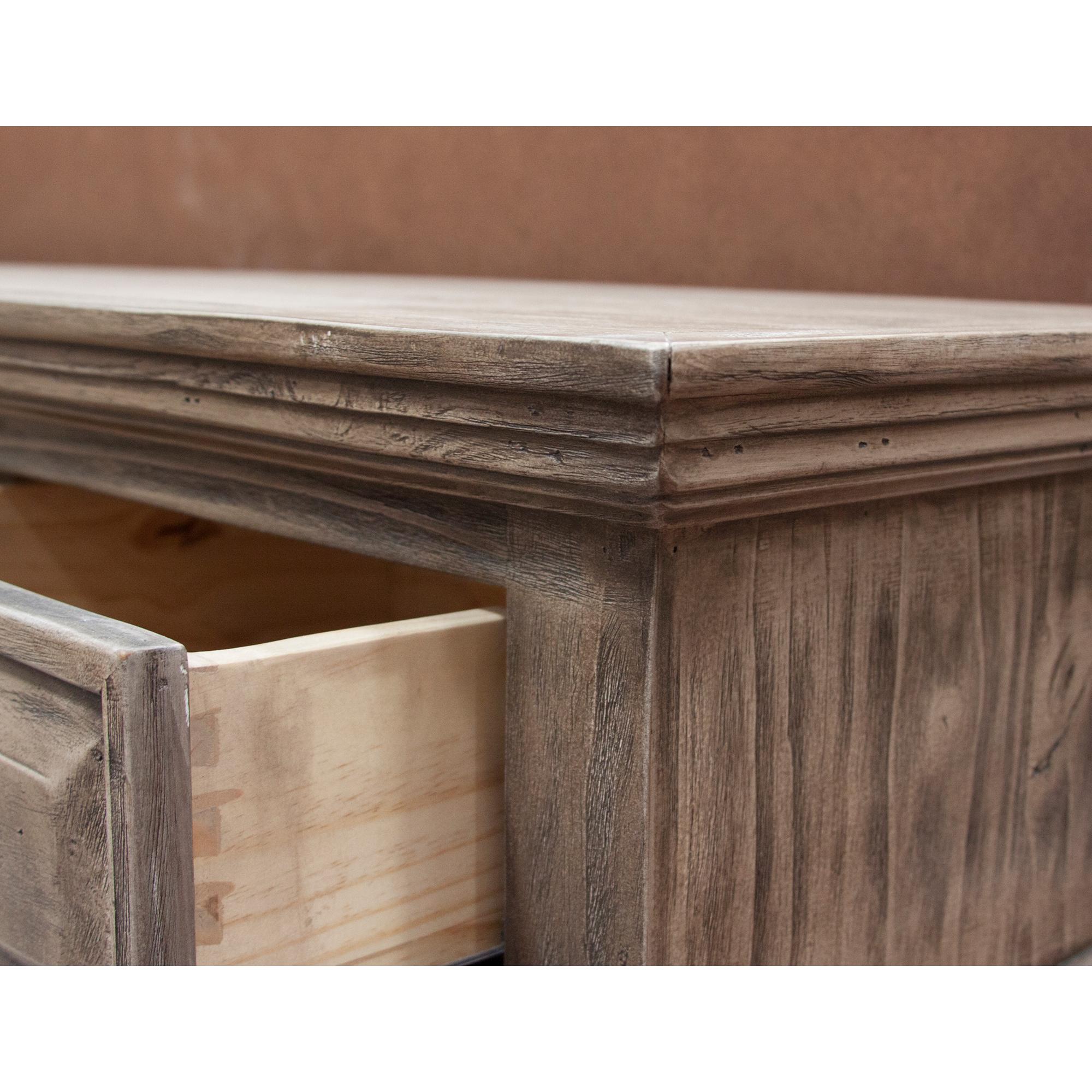 Bonanza 4 Glass Doors 3 Drawers Console 8 Bonanza 4 Glass Doors 3 Drawers Console - Image 8