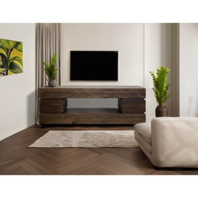 Honey 2 Drawers TV Stand 8 Honey 2 Drawers TV Stand IFD4211STN80 IFD4211STN80 03