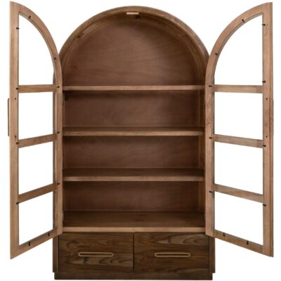 Balam 2 Drawer & 2 Glass Doors Cabinet IFD4221CAB IFD4221CAB 02