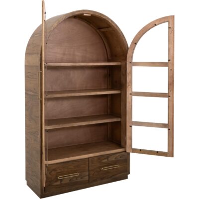 Balam 2 Drawer & 2 Glass Doors Cabinet IFD4221CAB IFD4221CAB 04