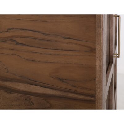 Balam 2 Drawer & 2 Glass Doors Cabinet IFD4221CAB IFD4221CAB 12