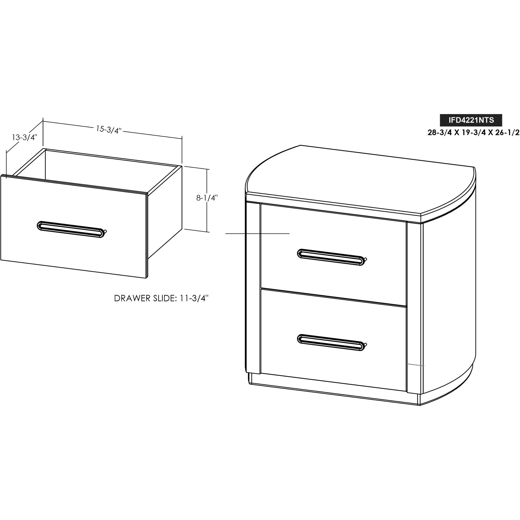 Balam 2 Drawer Nightstand 11 Balam 2 Drawer Nightstand - Image 11