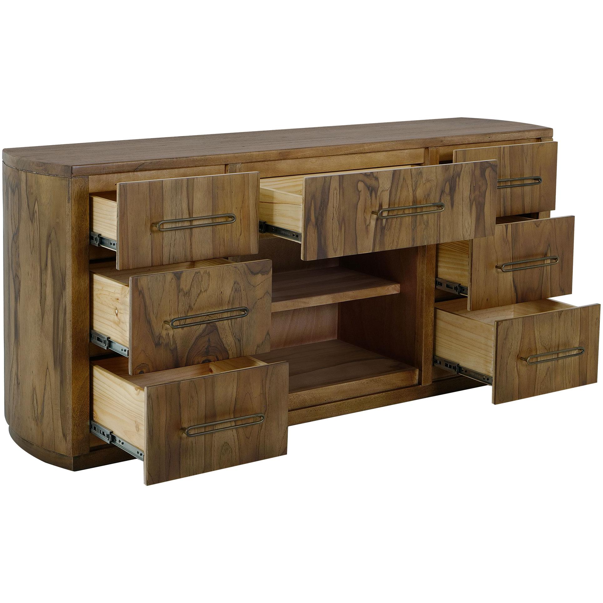 Balam 7 drawer 1 Shelf Console 4 Balam 7 drawer 1 Shelf Console - Image 4