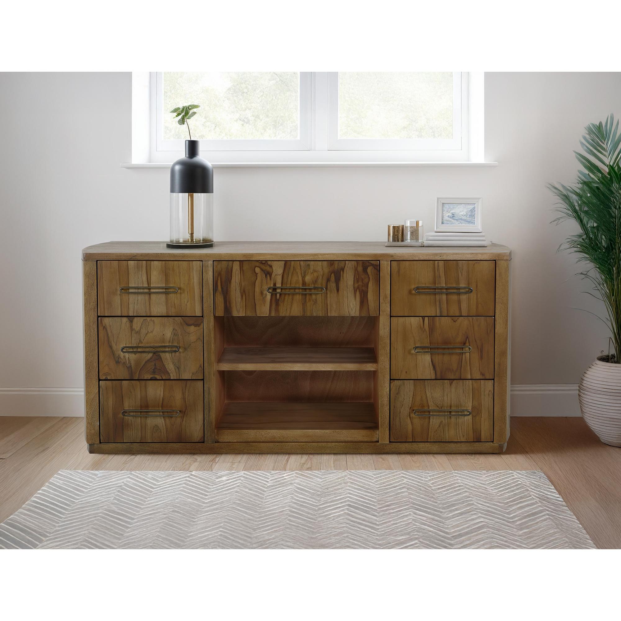 Balam 7 drawer 1 Shelf Console 5 Balam 7 drawer 1 Shelf Console - Image 5