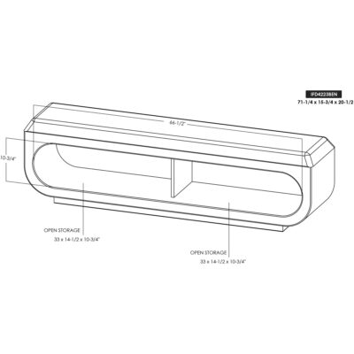 Balam Upholstered Storage Bench IFD4223BEN IFD4223BEN 08