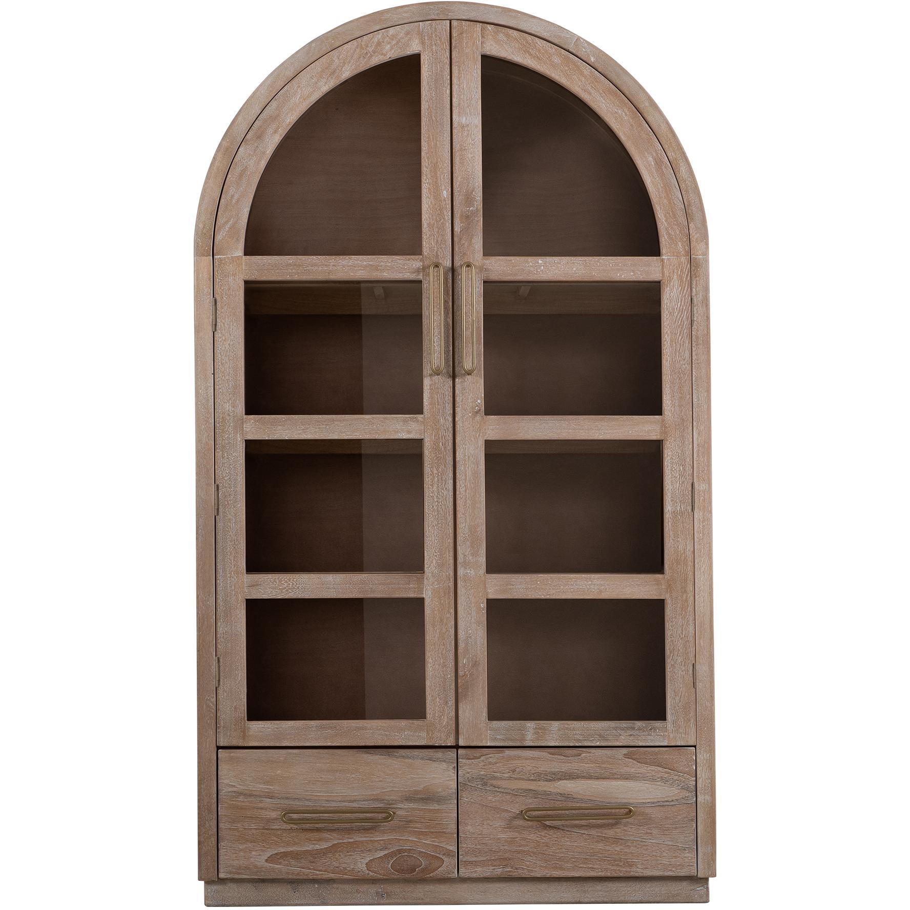 Balam 2 Drawer & 2 Glass Doors Cabinet 1 Balam 2 Drawer & 2 Glass Doors Cabinet