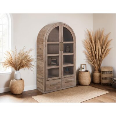 Balam 2 Drawer & 2 Glass Doors Cabinet 15 Balam 2 Drawer & 2 Glass Doors Cabinet IFD4321CAB IFD4321CAB 05