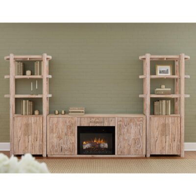 Balam 1 Drawer & 2 Door TV Stand for Fireplace IFD4321STN IFD4321STN 06