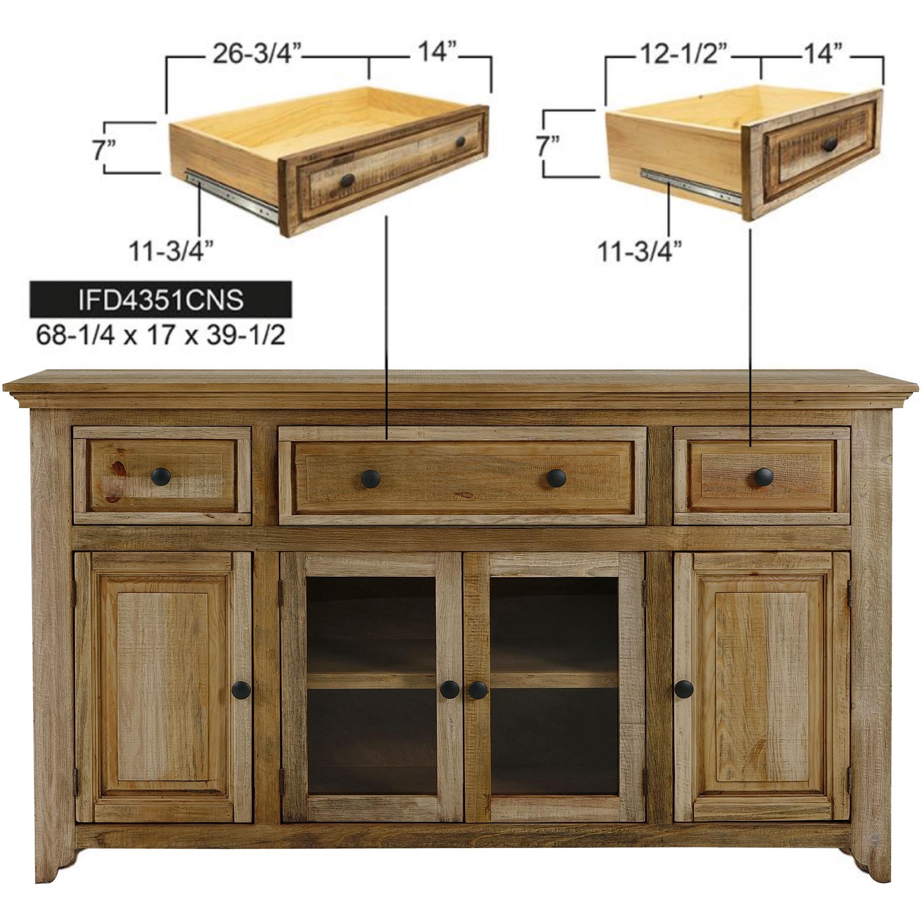 Marquez 3 Drawer 4 Door Console 13 Marquez 3 Drawer 4 Door Console - Image 13