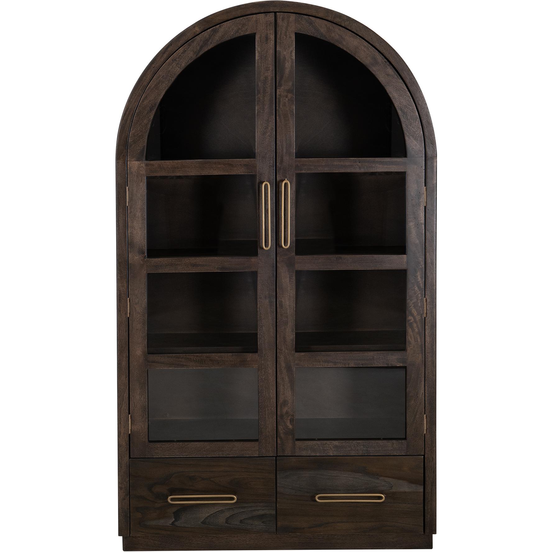 Balam 2 Drawer & 2 Glass Doors Cabinet 1 Balam 2 Drawer & 2 Glass Doors Cabinet