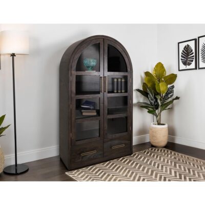 Balam 2 Drawer & 2 Glass Doors Cabinet 15 Balam 2 Drawer & 2 Glass Doors Cabinet IFD4421CAB IFD4421CAB 05