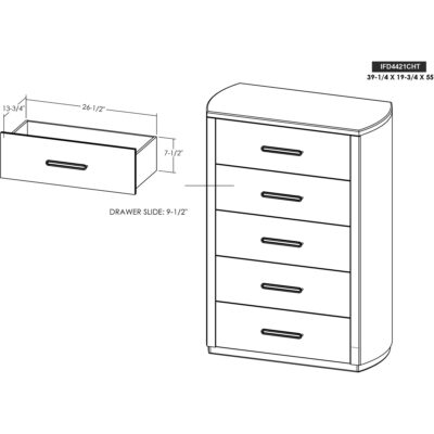 Balam 5 Drawer Chest 15 Balam 5 Drawer Chest IFD4421CHT IFD4421CHT 08