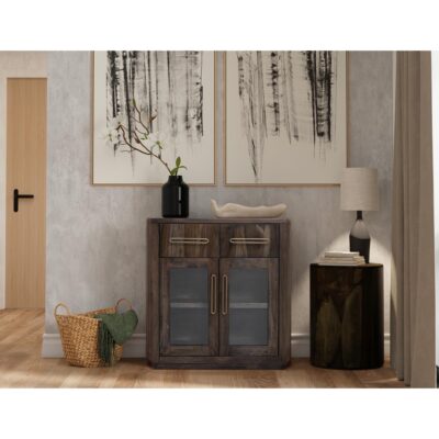 Balam 2 Drawer & 2 Glass Door Server IFD4421SVR IFD4421SVR 03