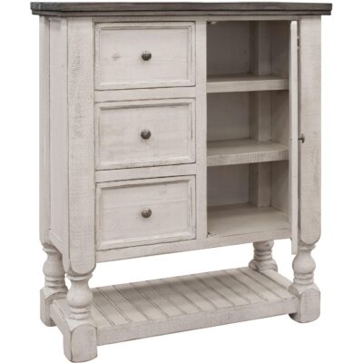Stone 3 Drawer 1 Door Chest IFD4690CHT IFD4690CHT 02