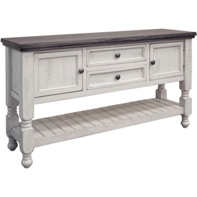 Stone 2 Drawer 2 Door Sofa Table