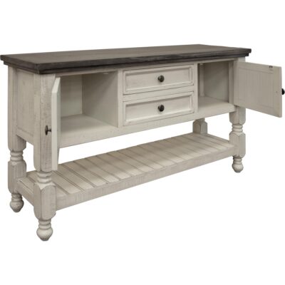 Stone 2 Drawer 2 Door Sofa Table IFD4691SOF IFD4691SOF 02