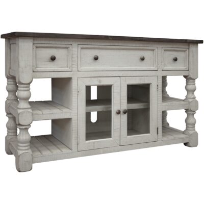 Stone 3 Drawer 2 Glass Door 60" TV Stand 9 Stone 3 Drawer 2 Glass Door 60" TV Stand IFD4691STD60 IFD4691STD60 03