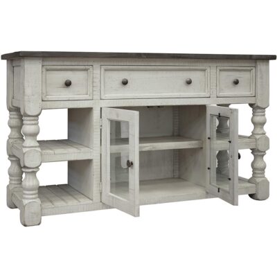 Stone 3 Drawer 2 Glass Door 60" TV Stand 11 Stone 3 Drawer 2 Glass Door 60" TV Stand IFD4691STD60 IFD4691STD60 05