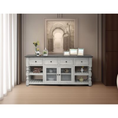 Stone 4 Drawer 2 Glass Doors 80" TV Stand 10 Stone 4 Drawer 2 Glass Doors 80" TV Stand IFD4691STD80 IFD4691STD80 04