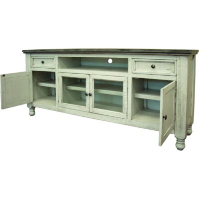 Stone 2 Drawer 4 Doors 80" TV Stand IFD4692STD80 IFD4692STD80 04