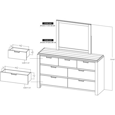 Raramuri 7 Drawer Dresser IFD4851DSR IFD4851DSR IFD4851DSR 08