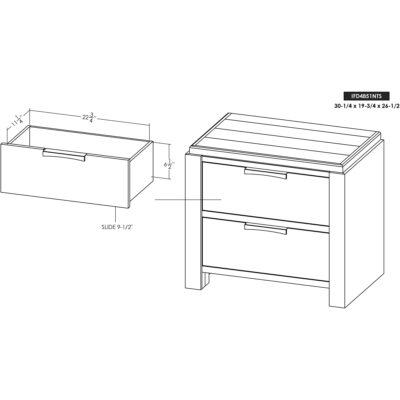 Raramuri 2 Drawer Nightstand IFD4851NTS IFD4851NTS 09