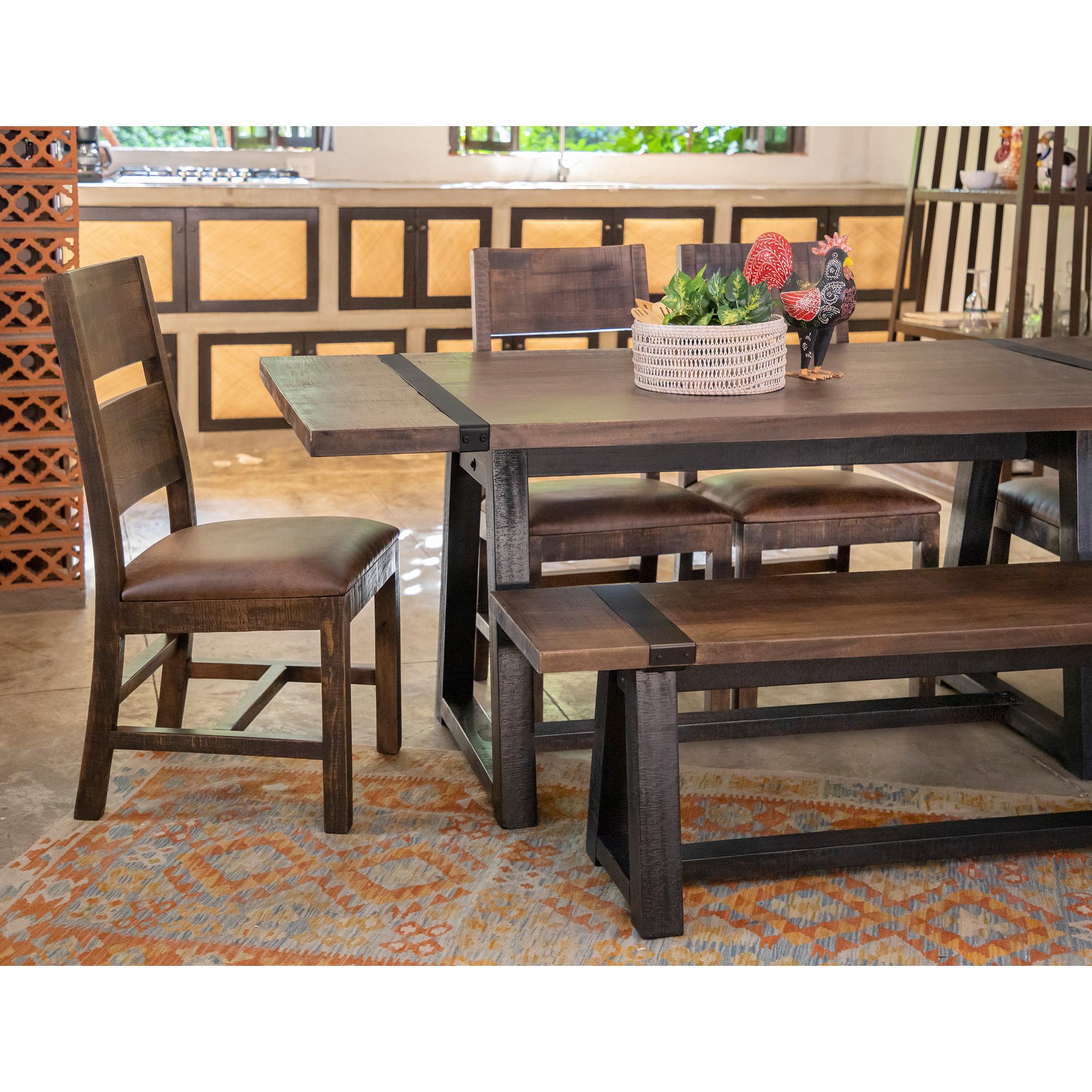 Urban Art Solid Wood Bench 2 Urban Art Solid Wood Bench - Image 2