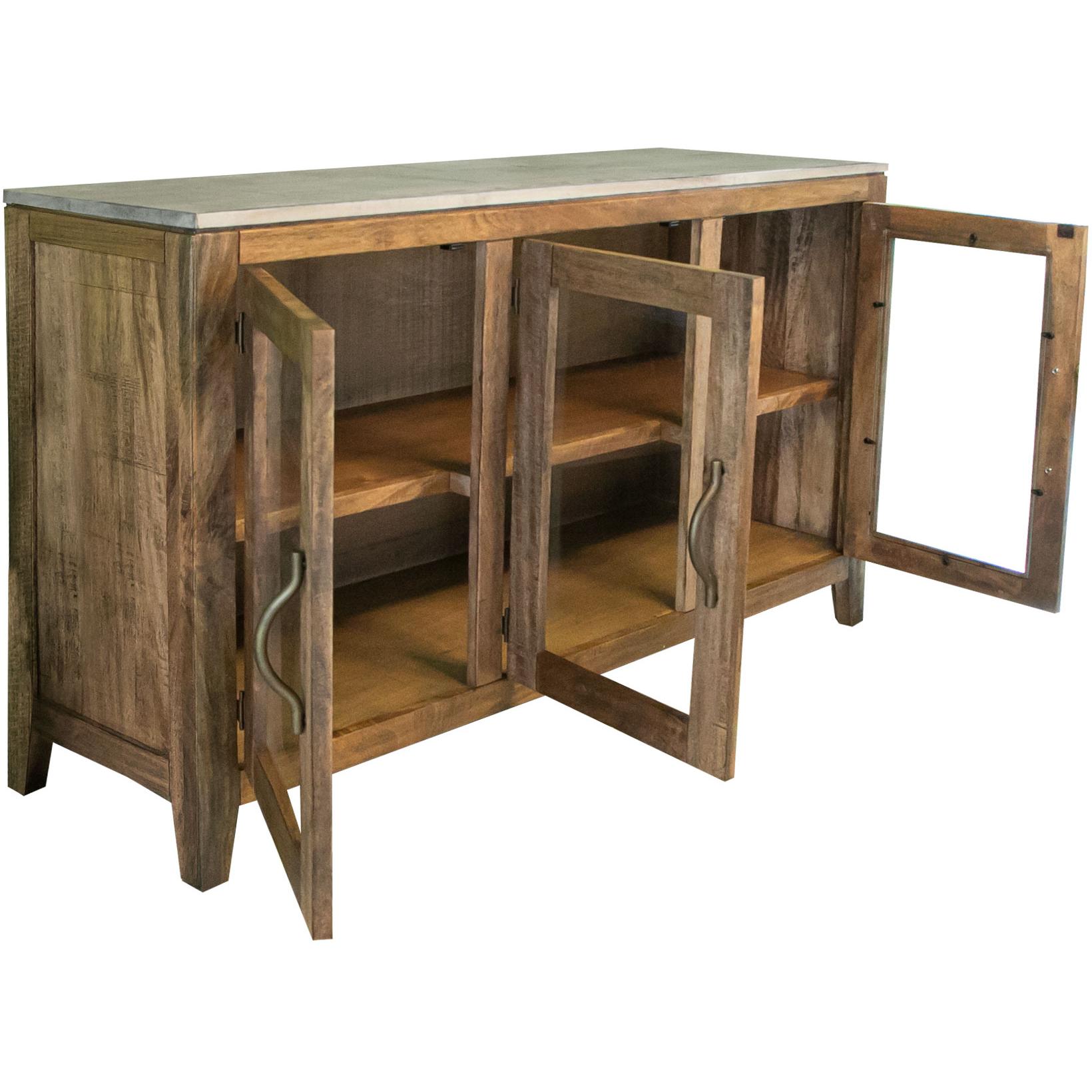 Tulum 3 Glass Door Console 3 Tulum 3 Glass Door Console - Image 3