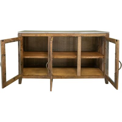 Tulum 3 Glass Door Console 11 Tulum 3 Glass Door Console IFD6221CNS IFD6221CNS 04