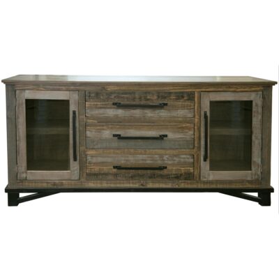 Loft Brown 3 Drawer 2 Door Buffet IFD6441BFF