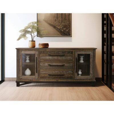 Loft Brown 3 Drawer 2 Door Buffet IFD6441BFF 11 Loft Brown 3 Drawer 2 Door Buffet IFD6441BFF IFD6441BFF IFD6441BFF 02