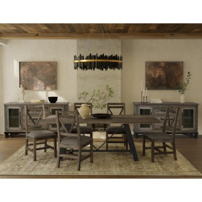 Loft Brown 3 Drawer 2 Door Buffet IFD6441BFF 13 Loft Brown 3 Drawer 2 Door Buffet IFD6441BFF IFD6441BFF IFD6441BFF 04