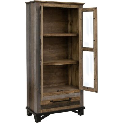Loft Brown 1 Drawer 2 Doors Cabinet 10 Loft Brown 1 Drawer 2 Doors Cabinet IFD6441CAB IFD6441CAB 03